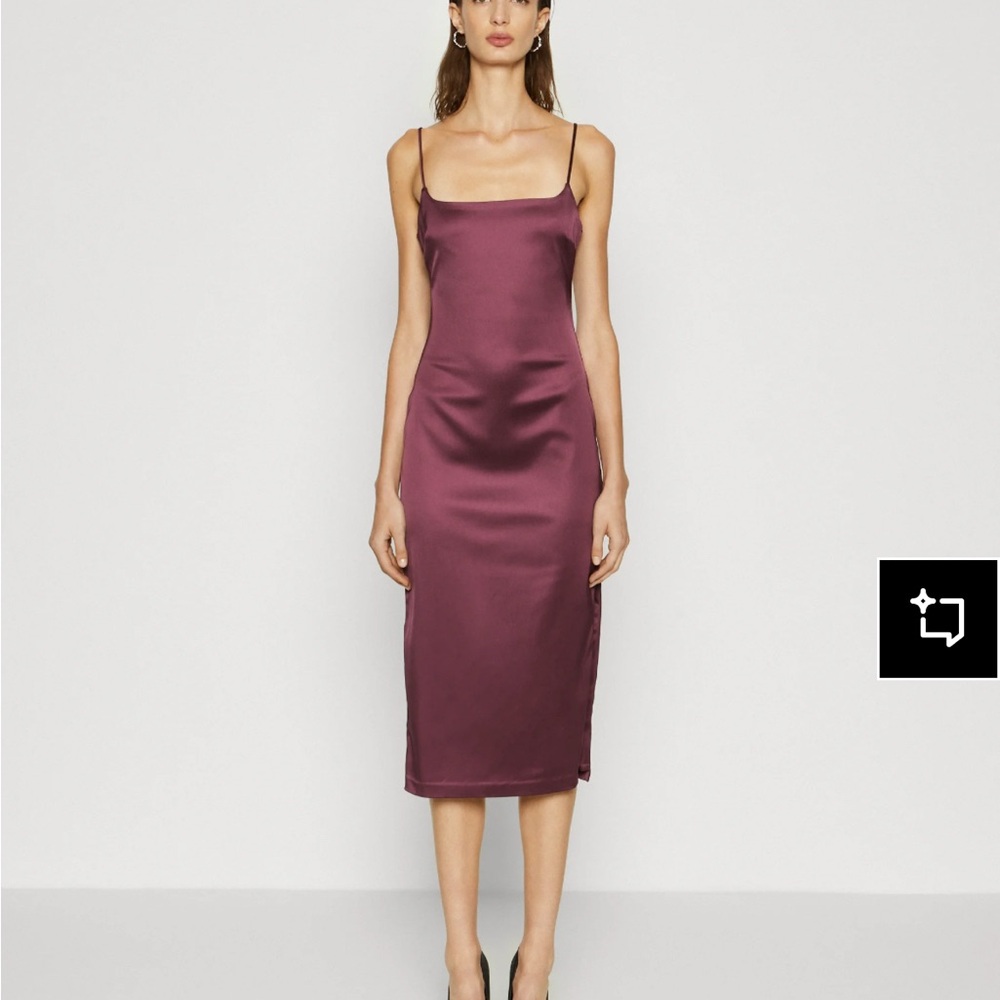 Abercrombie & Fitch Purple Satin Dress
